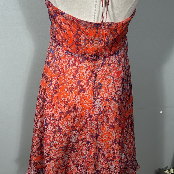 MM Couture by Miss Me Halter Strap Floral Wrap Dress with Ruffles Size Small - Picture 10 of 16